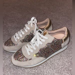 Kate Spade sparkly tennis shoes